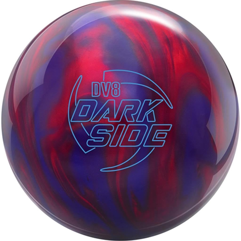 Bowlerstore Products DV8 Professionally Drilled Dark Side Bowling Ball - Red/Purple 12lbs