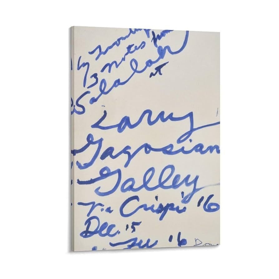 Amazon.co.jp: サイ・トゥオンブリー（ Cy Twombly）抽象的Three