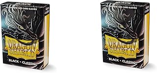 2 Packs Dragon Shield Classic Mini Japanese Black 60 ct Card Sleeves Value Bundle! â€¦
