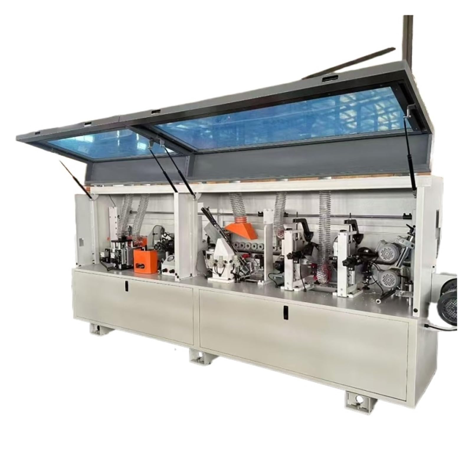 Automatic PVC MDF Wood CNC Edge Bander Machinery Board Pre Milling Woodworking Banding Machine for Furniture Trimming Speed and Efficiency Improvement