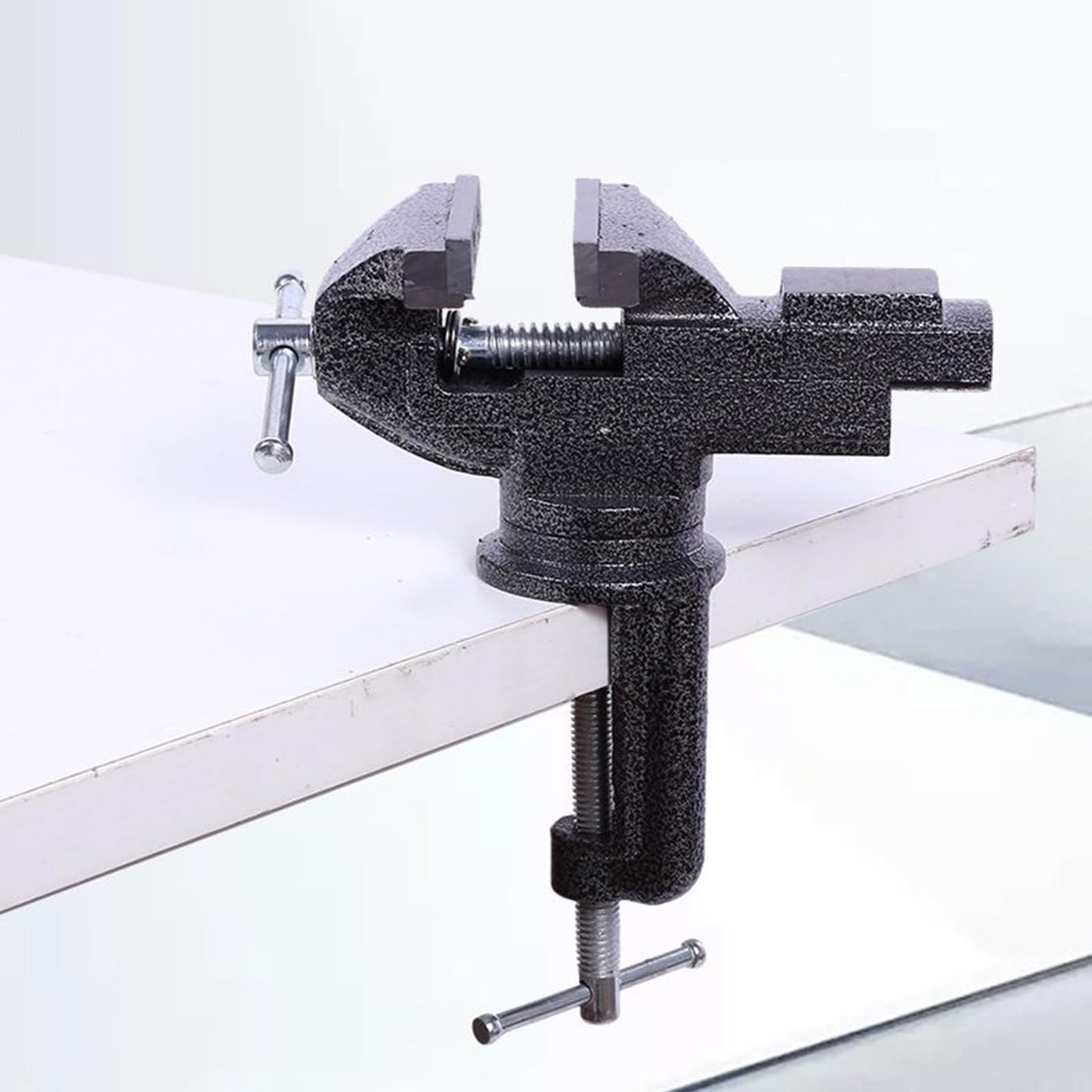 Da Banco per Lavorazione del Legno ad Alta Resistenza | Base Girevole a 360 Gradi, da Tavolo, Strumento Portatile e Fisso per Casa Garage Officina Banco di Lavoro