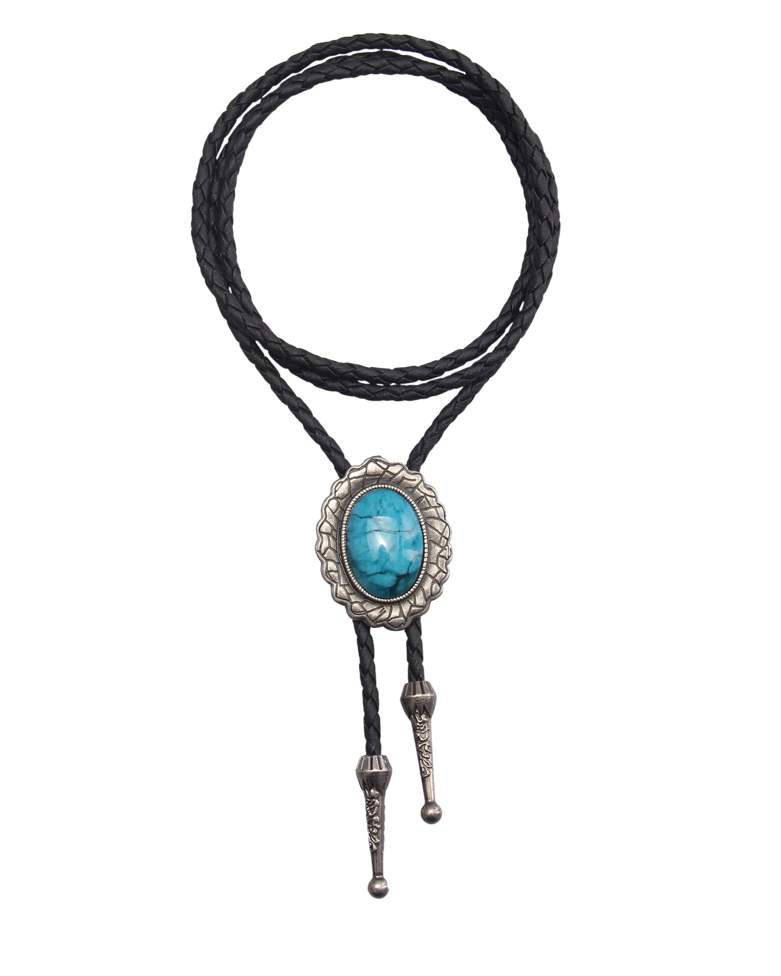 Jeilwiy Bolo Tie for Men Cowboy Ties Western Bolo Tie Necklace for Women