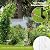 IRONMAX Garden Arch, Heavy Duty Galvanized Steel Garden Arbor with 8 Ground Stakes, Outdoor Garden Trellis for Climbing Plants Roses Vines & Wedding Ceremony Party, 86 Inch
