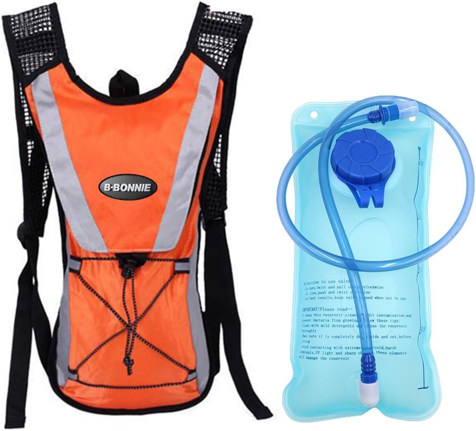 MonvecleHydration Pack Water Rucksack Backpack Bladder Bag Cycling Bicycle Bike/Hiking Climbing Pouch + 2L Hydration Bladder