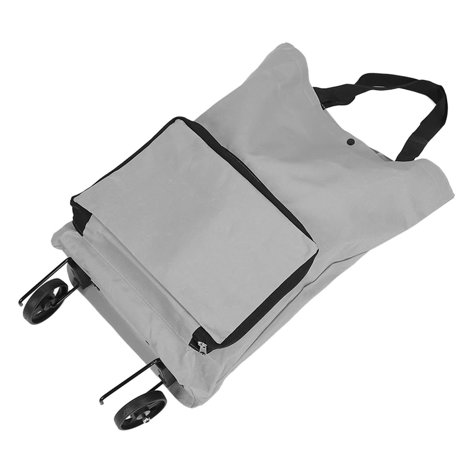 Borsa Della Spesa Pieghevole Con Ruote - Carrello Portatile Per Shopping E Viaggi - Foto 4