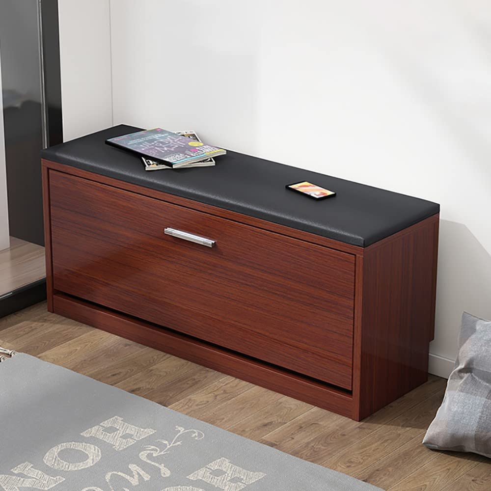 Banc à chaussures rembourré pour optimiser le rangement de la chambre