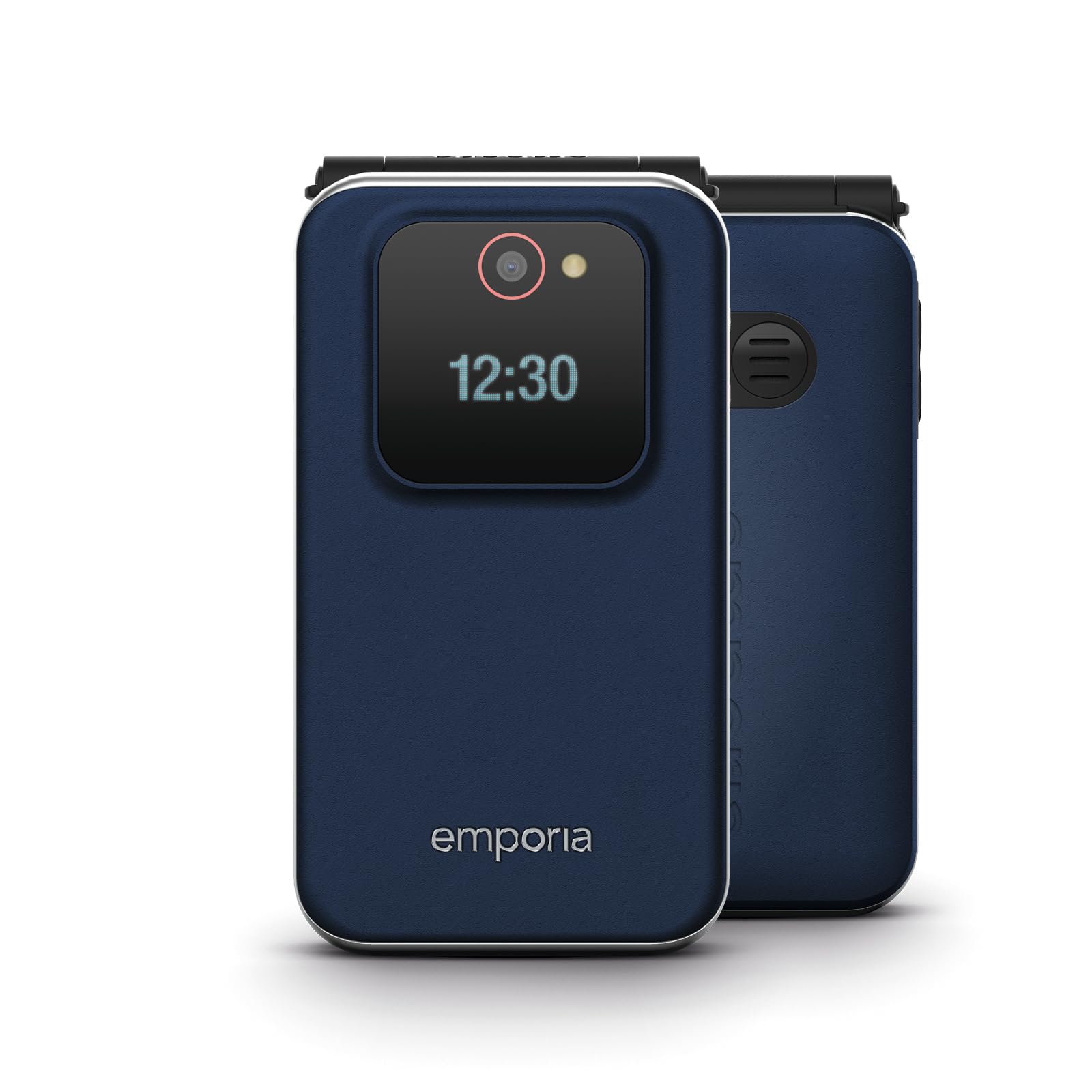 emporiaJOY-LTE, Seniorenhandy, Klapphandy ohne Vertrag, Mobiltelefon mit Notruftaste, 2,8-Zoll-Display, Blau