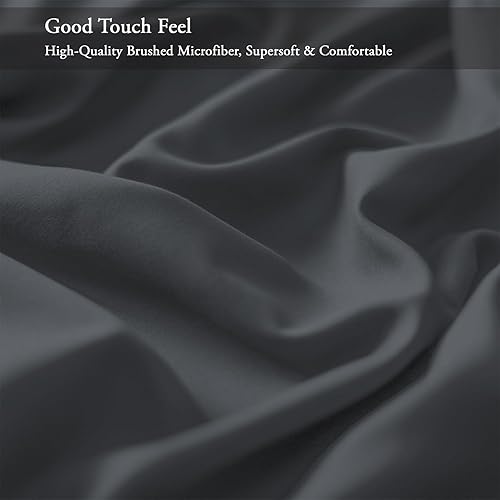 Miniatura 4 de IR Imperial Rooms Juego de sábanas tamaño individual, sábanas y fundas de almohada de hotel de lujo de 3 piezas, sábanas de microfibra cepillada