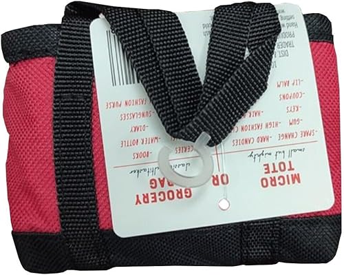 Vista 2 de Trader Joe's Micro Tote Bag Mini, Rojo