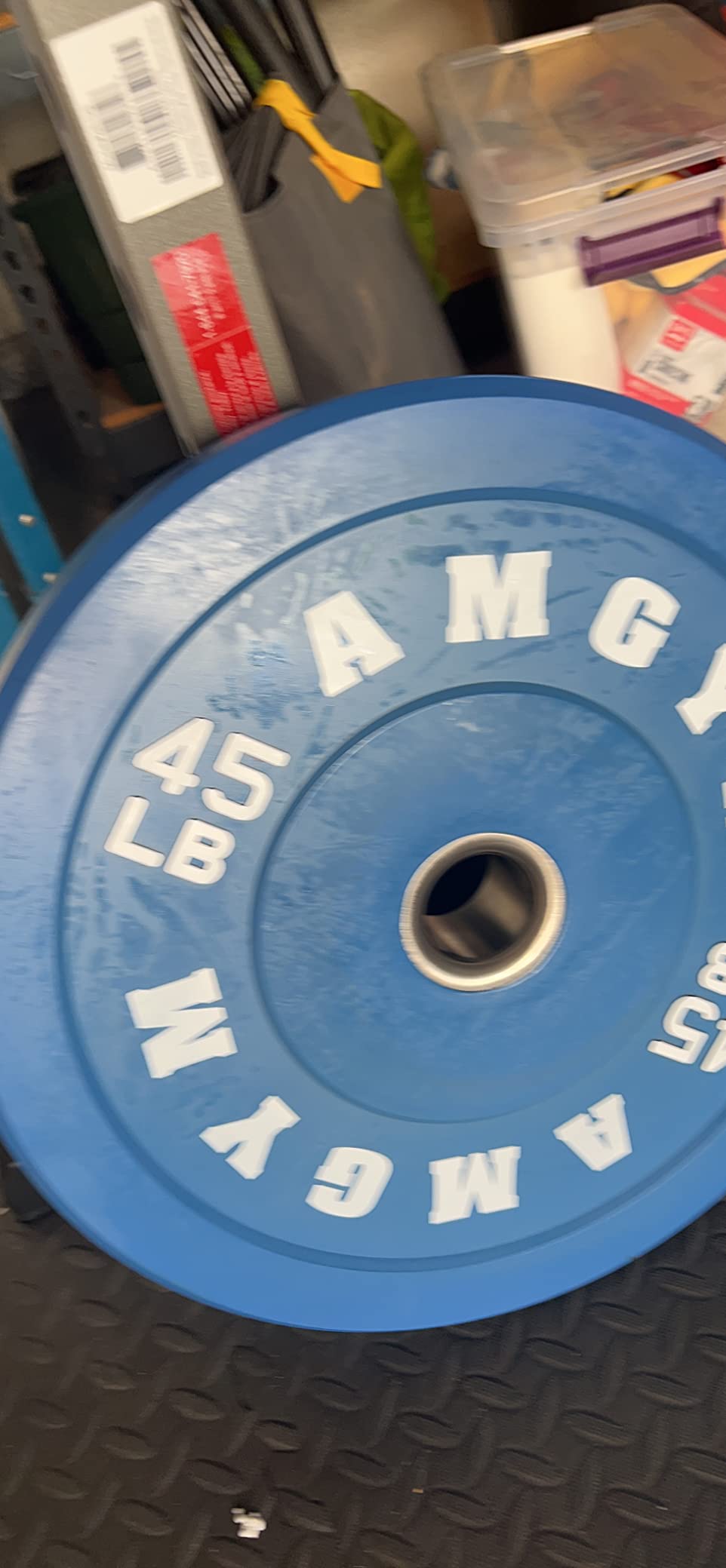 29/mo Finance AMGYM Color Olympic Bumper Plate, Weights Plates
