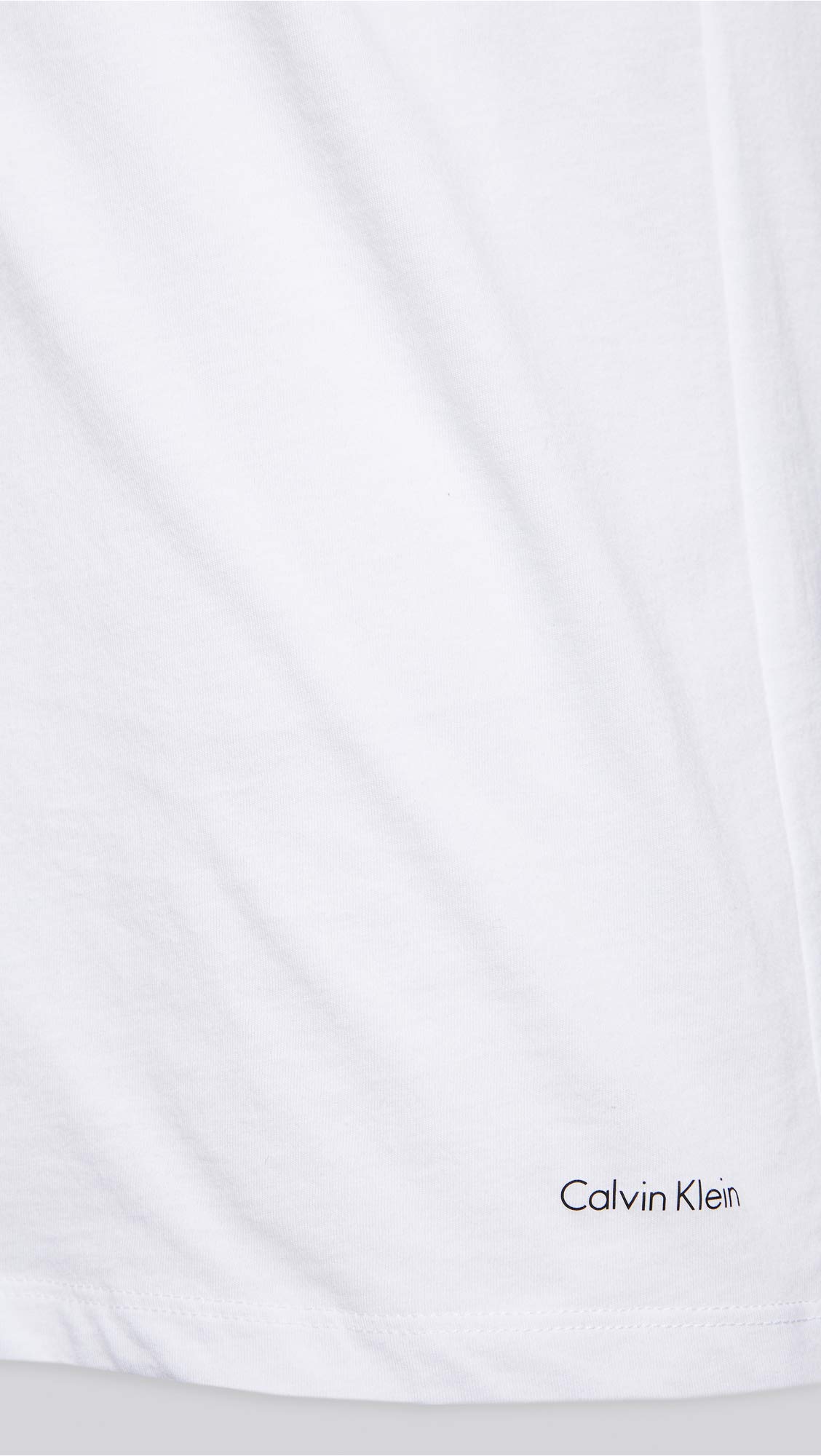 Calvin Klein Męskie podkoszulki bawełniane klasyki 3-pak slim fit koszulka z okrągłym dekoltem