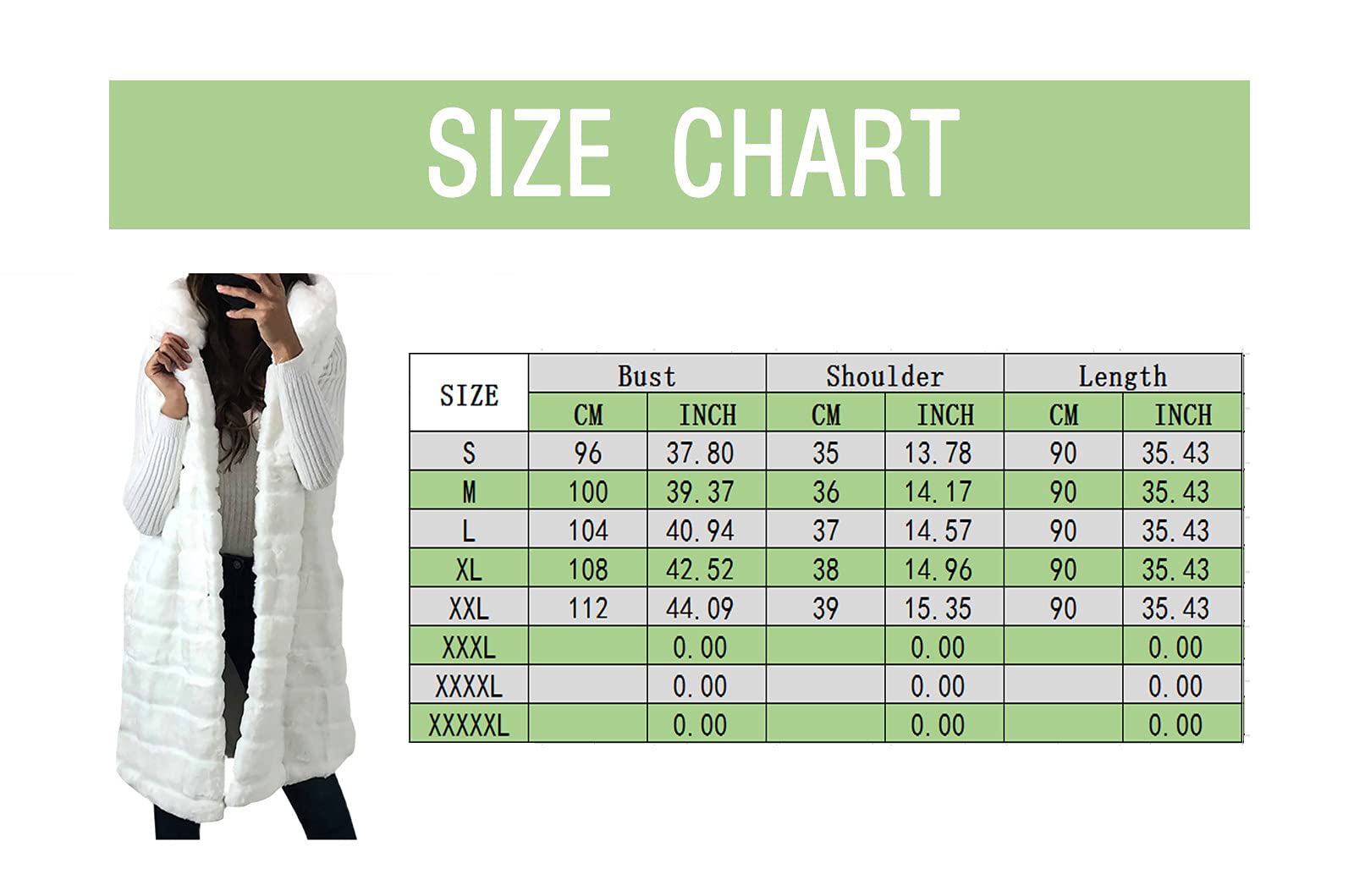 IQYU Gilet in pelliccia sintetica da donna, elegante, trapuntato, con cappuccio, in pelliccia, per autunno e inverno, caldo, in finta pelliccia