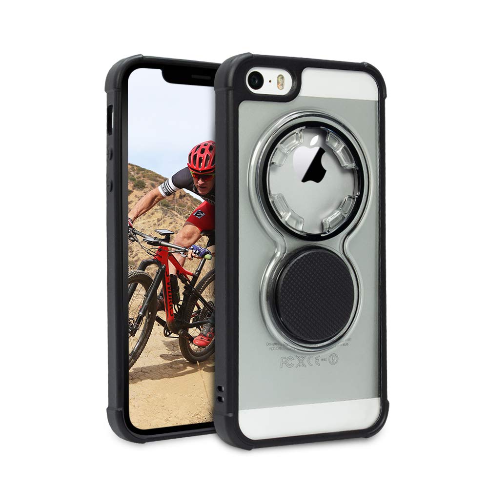 Rokform - iPhone 5/5S/SE (1st generation) Magnetic Case with Twist Lock, Crystal Slim Magnetic iPhone Case Series (Clear)