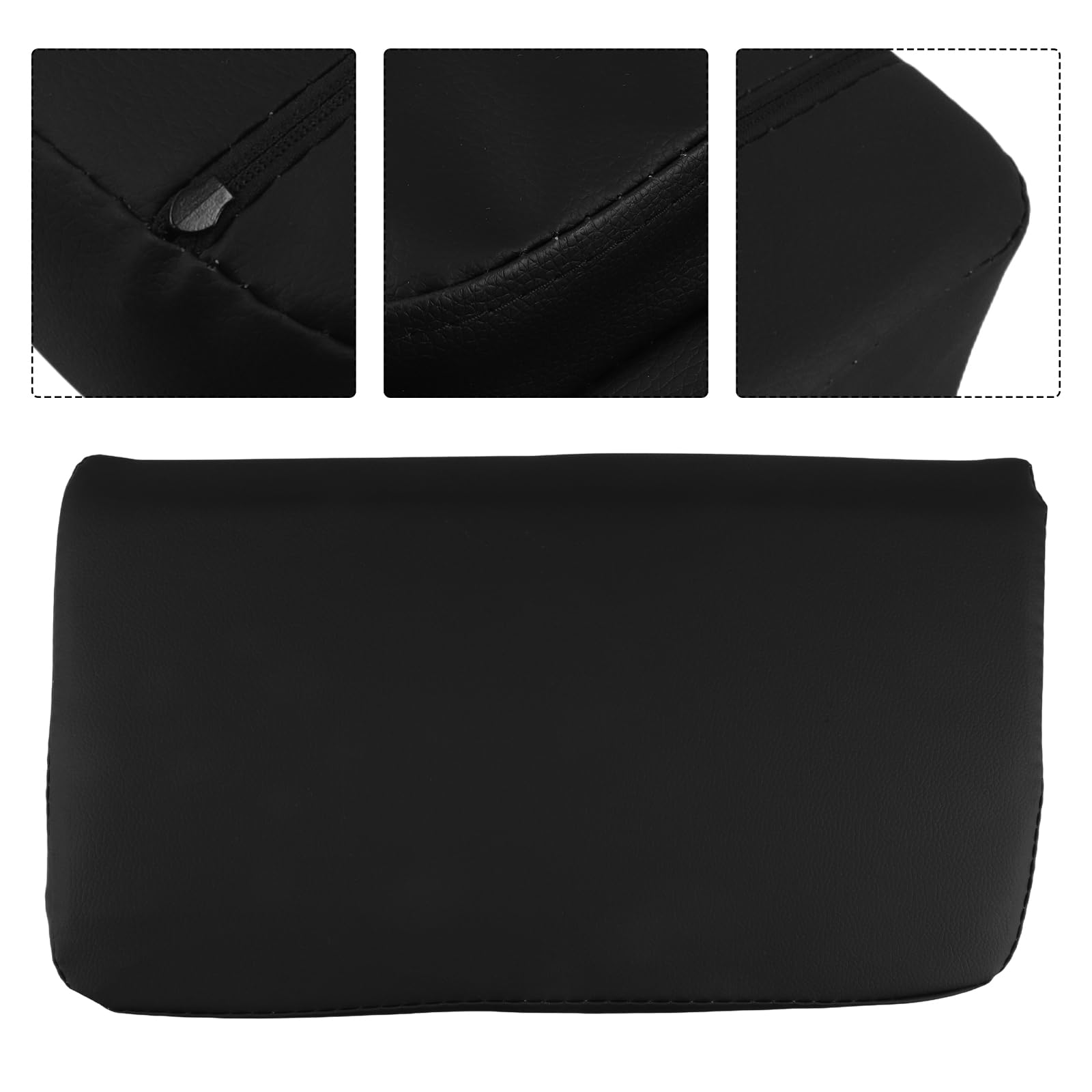 Gatuida Cuscino per Lettino da Massaggio in Schiuma Memory ad Alta Densità, Poggiatesta Portatile Nero per Massaggi Viso e Rilassamento, Supporto Ergonomico per Spa e Uso Domestico