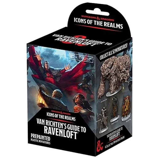 Wizkids D&D Icons of The Realms Miniatures: Van Richten's Guide to Ravenloft (Set 21) 4 Ct. Booster (Single Unit)
