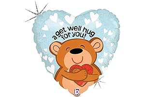Betallic 18" Big Hug Get Well Foil Balloon