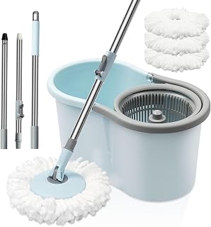 Spin Mop And Wringer Set