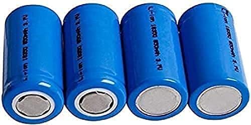 Batería recargable recargable 18350 batería 3.7 V 850 mAh 18350 botón de celda Superior para linterna producto electrónico 4