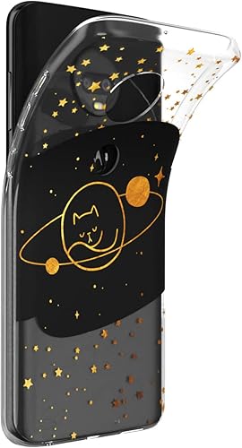 Miniatura 6 de Mertak Funda para teléfono compatible con Motorola Edge + Moto G9 G8 Plus G7 Play Power Z4 de silicona ligera arte mágico, cubierta protectora para