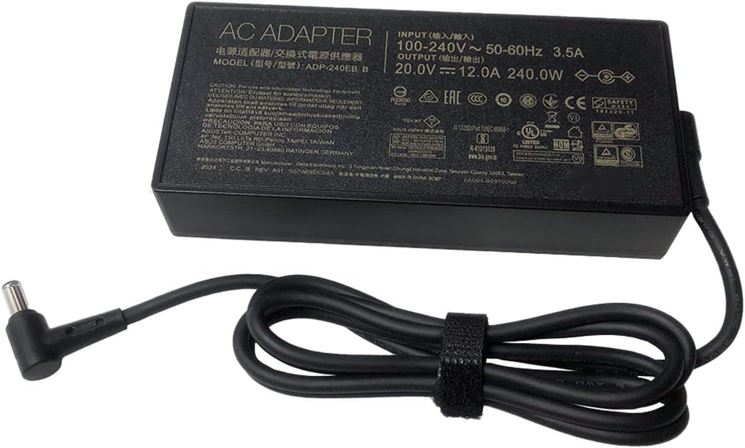 240 W ADP-240EB B 20V 12A zasilacz sieciowy do ASUS ROG 15 GX550LXS RTX2080 S15 S17 G15 G513 GX550LXS RTX2080 G733QM G733QR G733QSA RTX208 0 ładowarka do laptopa