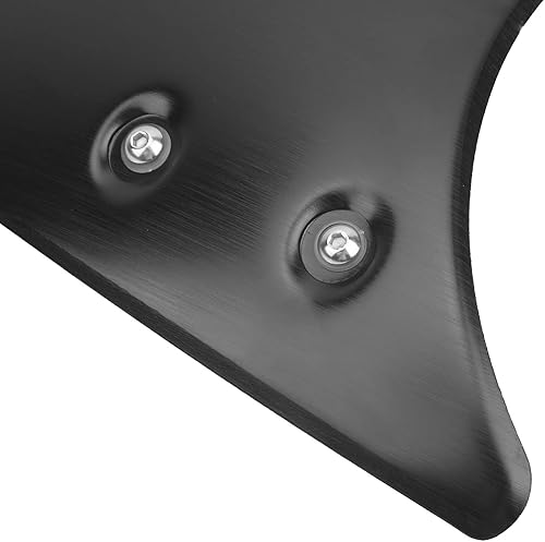Miniatura 3 de KIMISS Parabrisas de motocicleta, carenado de aluminio negro para R 2014-2020