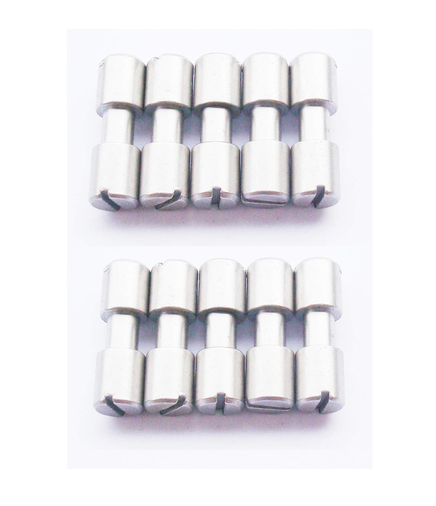 AOHOCA Stainless Steel Corby Bolts Fasteners, EDC Knives Maker Pivot Pin Screws,DIY Knife Handle Studs Rivets,Pack of 10 (19mm)