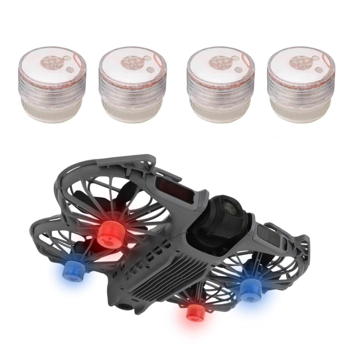Señal de vuelo nocturno LED para dron DJI Neo 2, luz estroboscópica de advertencia para vuelo nocturno, luces LED intermitentes para dron DJI Neo 2, accesorio (4 piezas)