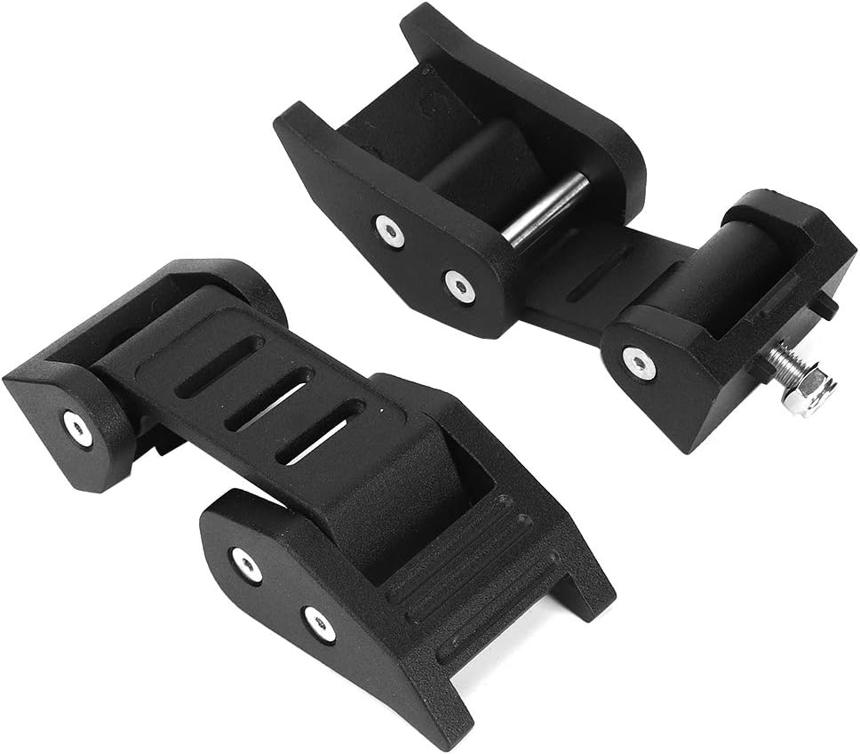 Engine Hood Latch Locking Cover Catch Buckle Durable Stainless Steel Aluminum Alloy Easy Install No Drill Required Fits JK Unlimited 2 Doors 4 Doors 2007 2017