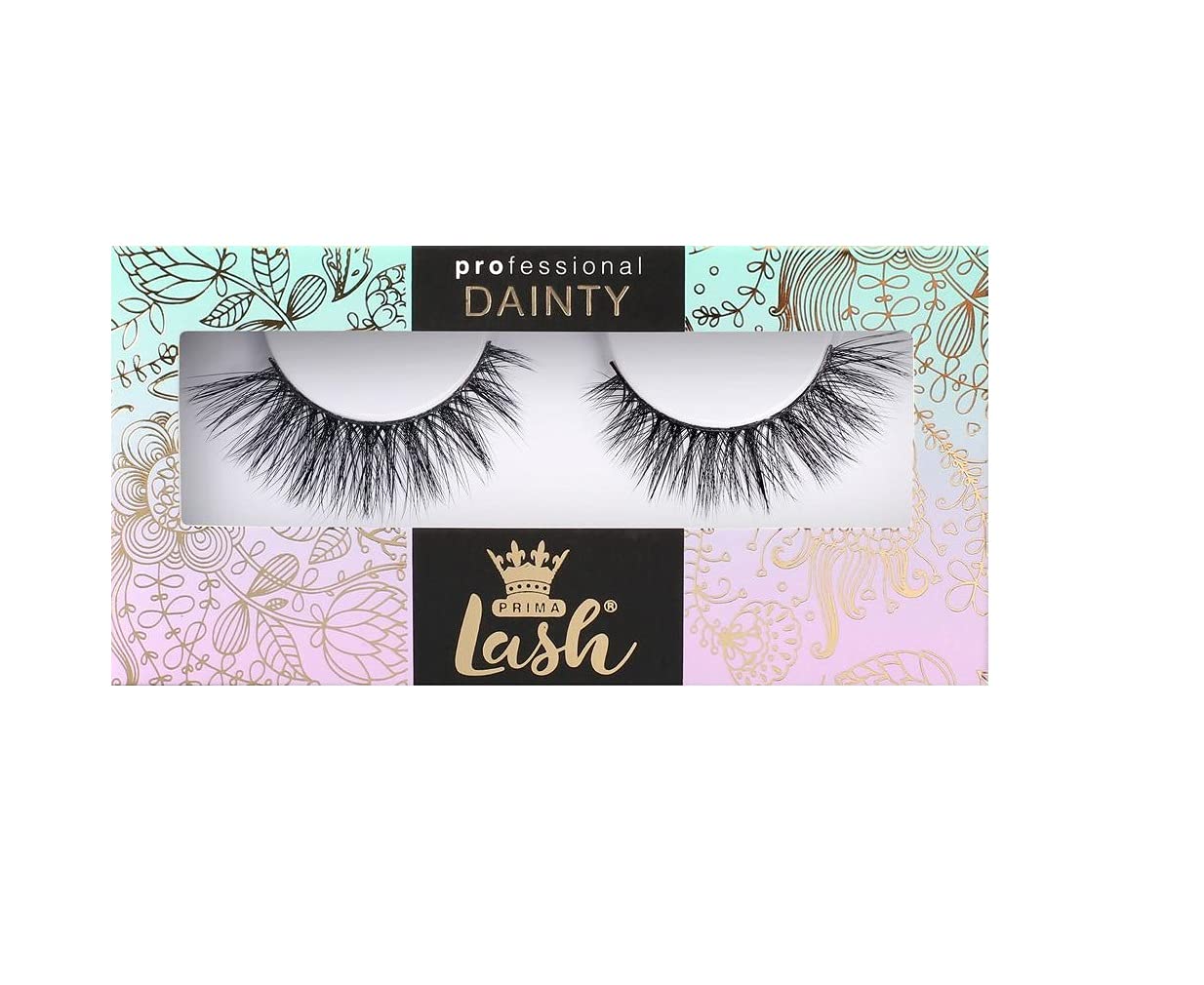 Prima Lash3Dmink Lashes. 5-Pair Natural Looking False Eyelashes. Re-Usable 20-25 Times. D51