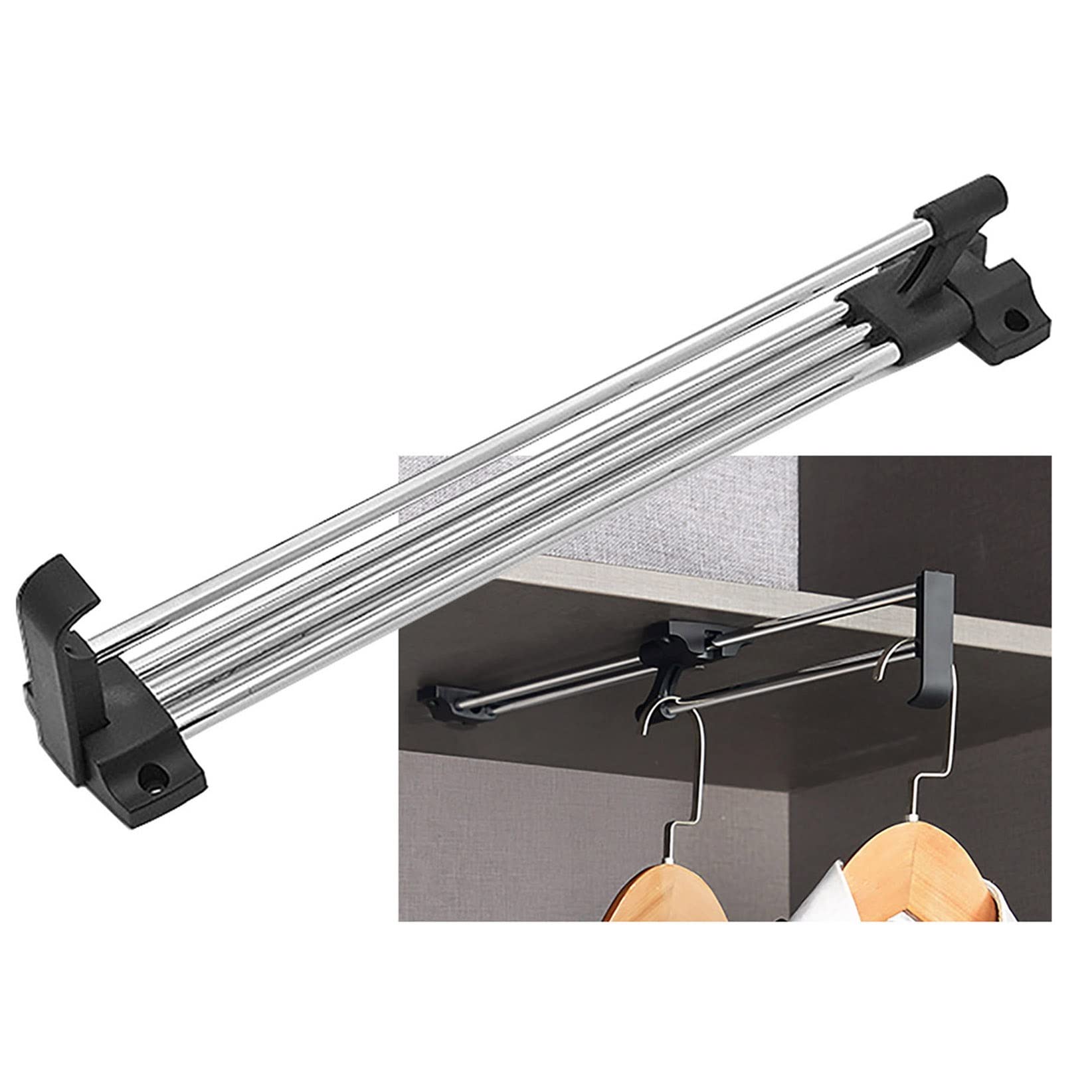 Uitschuifbare uittrekbare kaststang - 29-54 cm glijdende