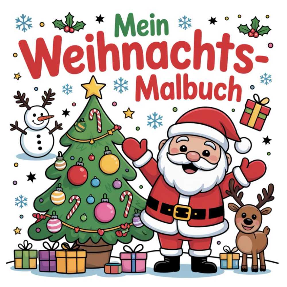 Mein Weihnachts-Malbuch