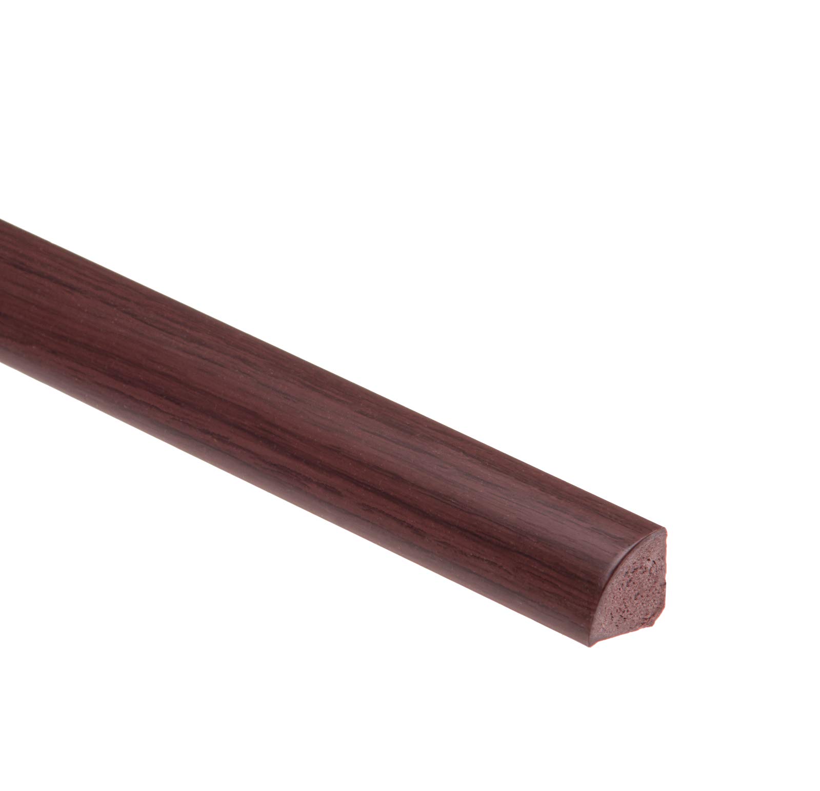 Tmw Dark Mahogany Profiles 18Mm Upvc Quadrant Trim - Gap-Filling Edge For Windows & Doors – Neat Finish, 2.5M Long (Dark Mahogany)