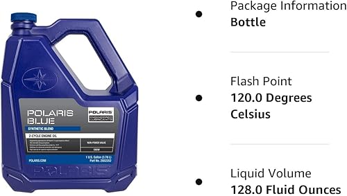 Miniatura 5 de Polaris 2882202, aceite sintético para motor de dos tiempos (sustituye a 2875036)
