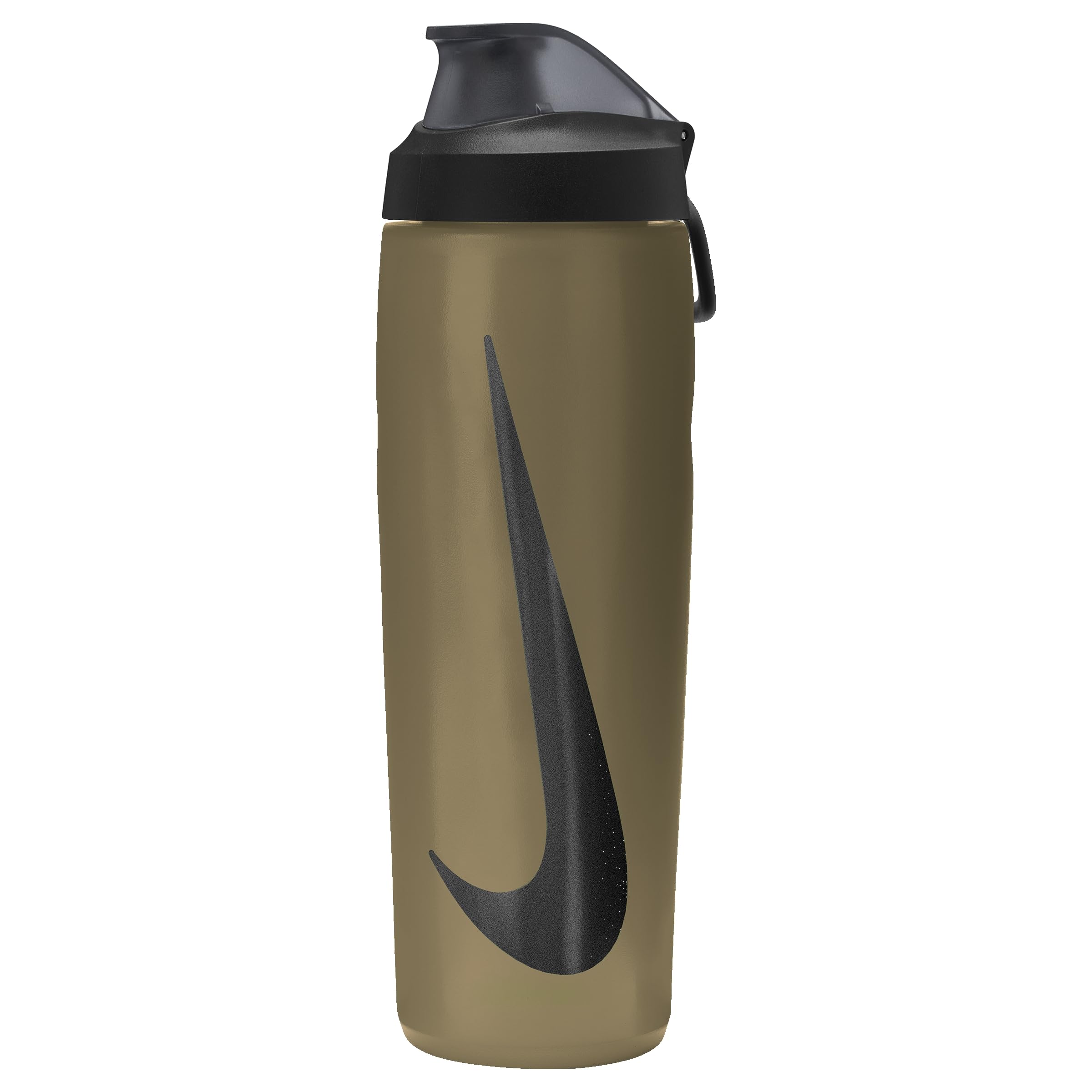Nike Refuel Bottle Locking Lid 24oz 709 ml Water Bottle Sports Bottle Training Fitness Leakproof, Metallic Gold/Black/Black Iridescent