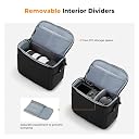 K&F Concept Plastic Camera Sling Bag Small Crossbody Camera Case DSLR/SLR/Cute Compact Shoulder Photography Bags For Photographers, Black gallery image