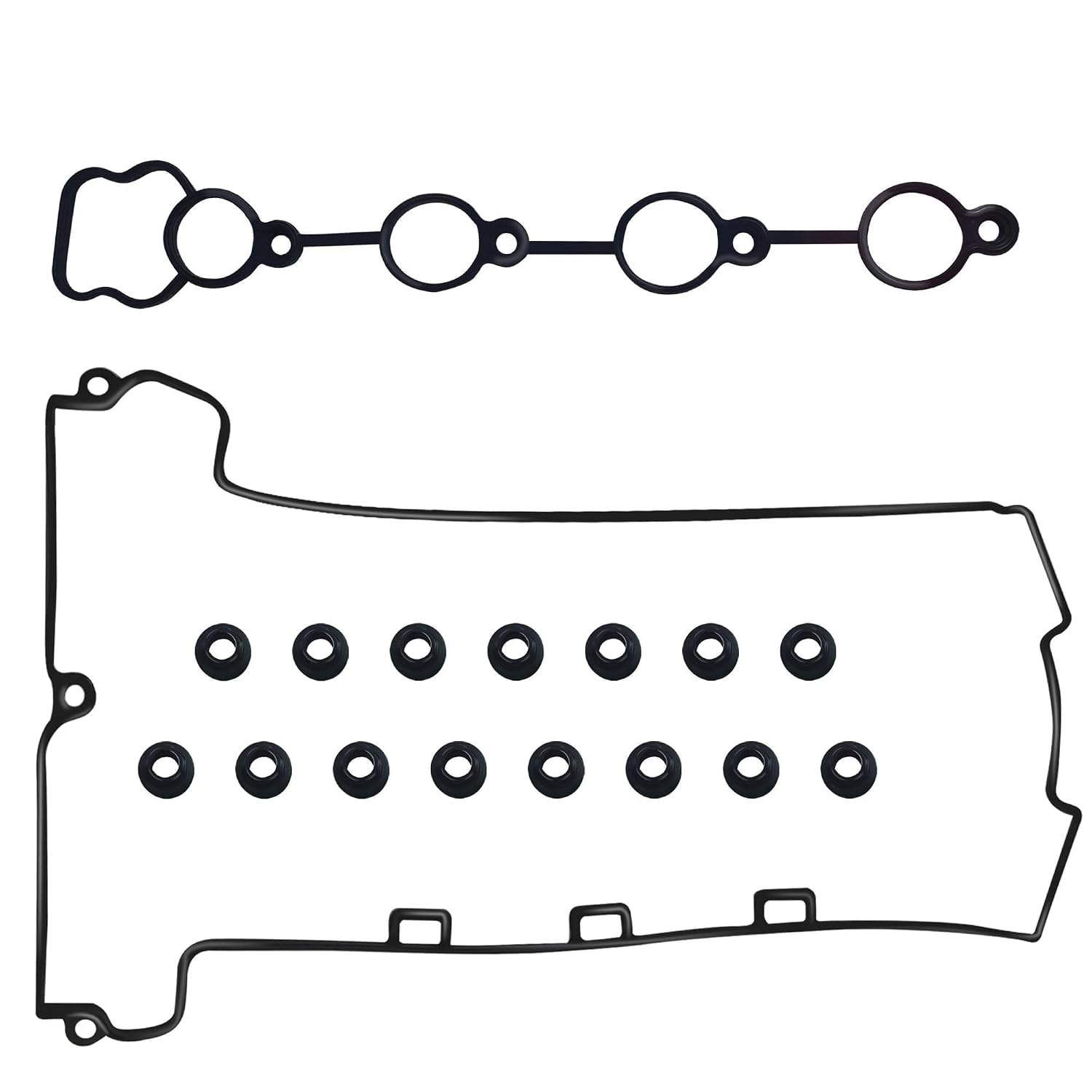 Engine Valve Cylinder Head Cover Gasket Compatible with Chevy Malibu 2006-2012 for Chevy HHR 2006-2011 for Chevy Cobalt 2007-2010 for Pontiac G5 G6 2.2L 2.4L Replace 12598014 VS50769R