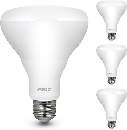 Feit Electric Bombillas LED BR30, equivalente a 65 W, no regulables, vida útil de 10 años, 650 lúmenes, blanco suave de 2700 K, bombillas