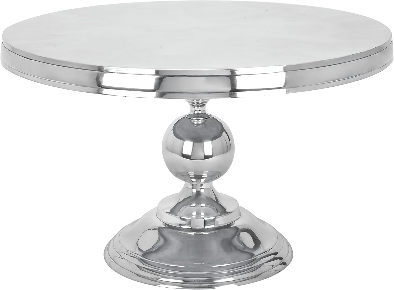 Deco 79 Traditional Aluminum Round Coffee Table, 30" x 30