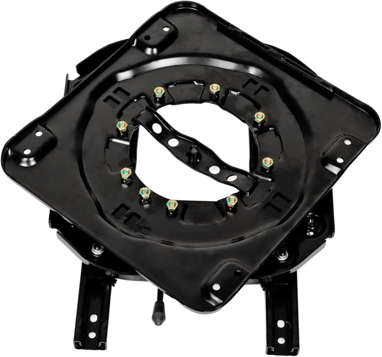 Heavy Duty Rotates Base with Sliders Mechanism 360 Degree Rotation Seat Base Sliding Slides Systems Upgrades for Car Car seat Modification Rotating Turntable with Sliding Track
