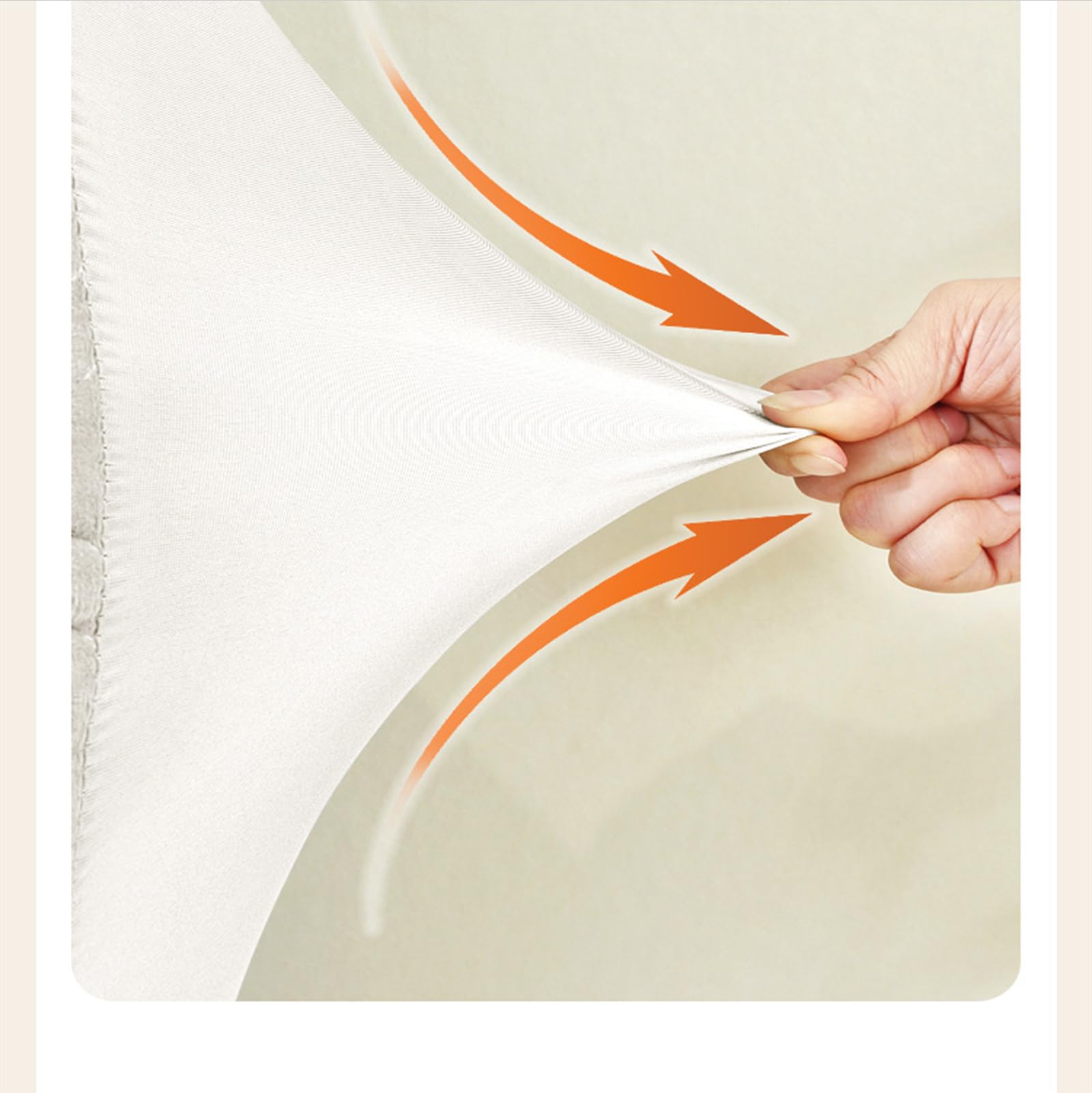 Copritestiera in Velluto, Copritestiera Imbottito Elasticizzato A Righe Verticali, Copertura Protettiva AntiGraffio E Antipolvere per Testiera del Letto,004,220cm