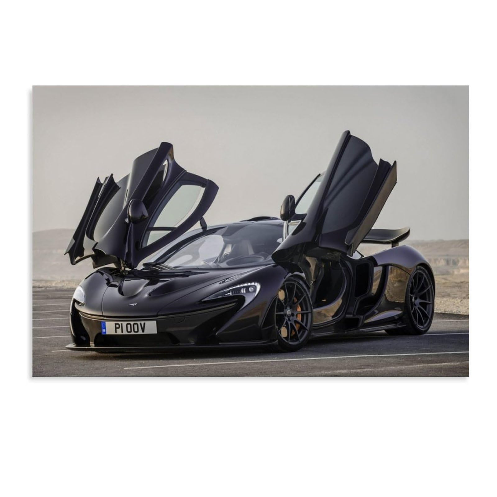 Mclaren Poster Mclaren Senna Super Car Posters Sports Car Canvas Wall Art P1 720S Wall Decor Racing Car Canvas Poster For Boy's Bedroom Unframe-style 18x12inch(45x30cm)