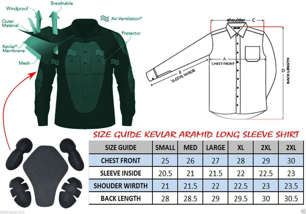 Bikers Gear Australia Nouveau style chino moderne doublé Kevlar Moto