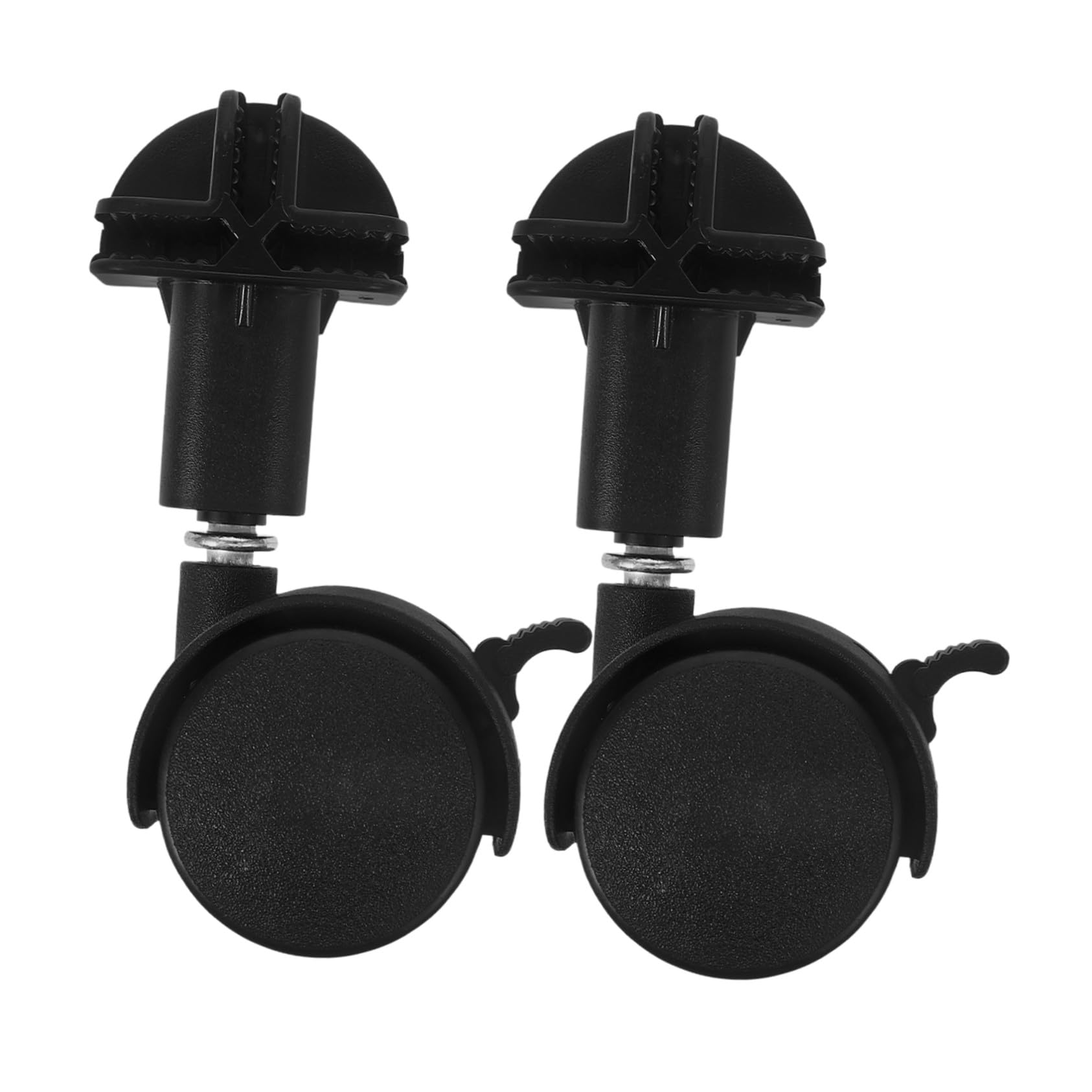DOITOOL 4 Pièces Roues pour Cage à Animaux Roulettes et Durables Remplacement Compact Facile à Installer pour Cages Petits Animaux Roulettes avec Frein pour Mobilité Pratique