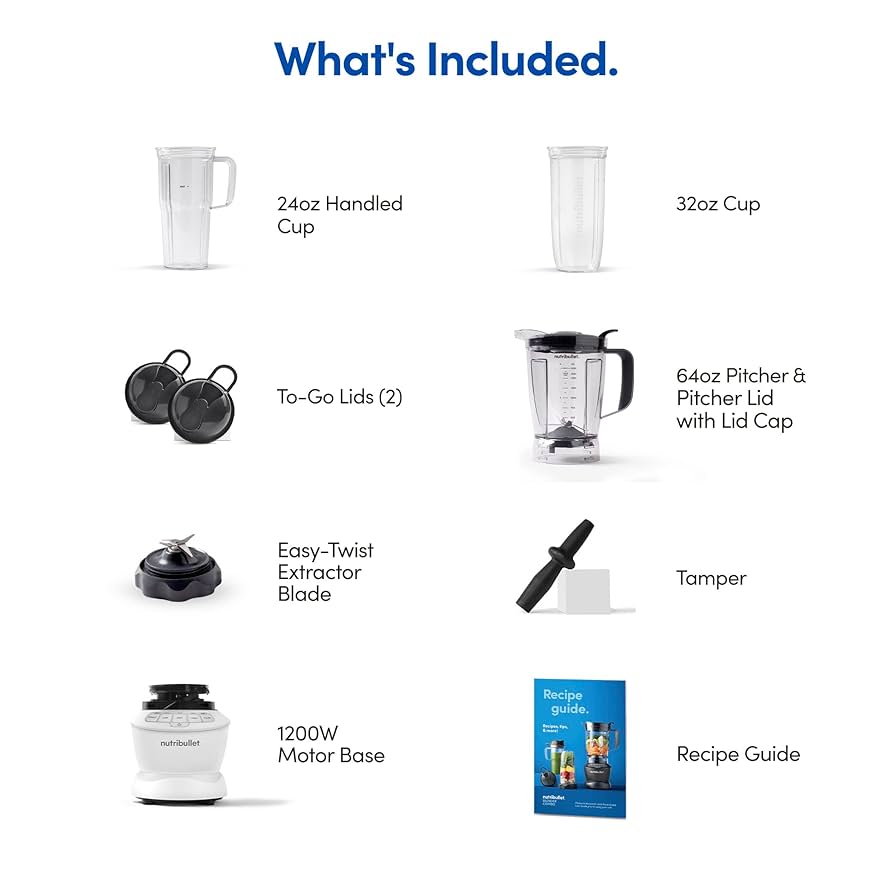Nutribullet ブレンダー 4個セット Amazon.com: nutribullet Full-Size Blender Combo 1200W –Matte
