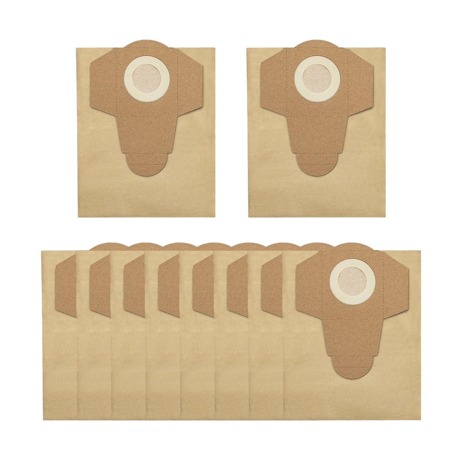 Staubsammelbeutel for Nass- Und Trocken-Akku-Staubsauger, Kompatibel Mit Einhell, TC-VC 1825, Power X-Change 25L Ersatzteilen(10 PACK)