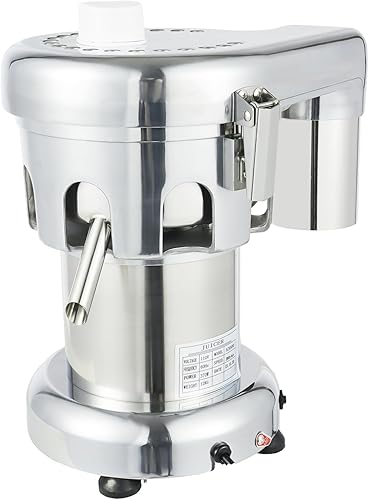 Miniatura 7 de Extractor de jugo comercial 370W 110V Máquina exprimidora eléctrica Extractor de jugo de frutas y verduras Extractor de jugo de naranja de acero