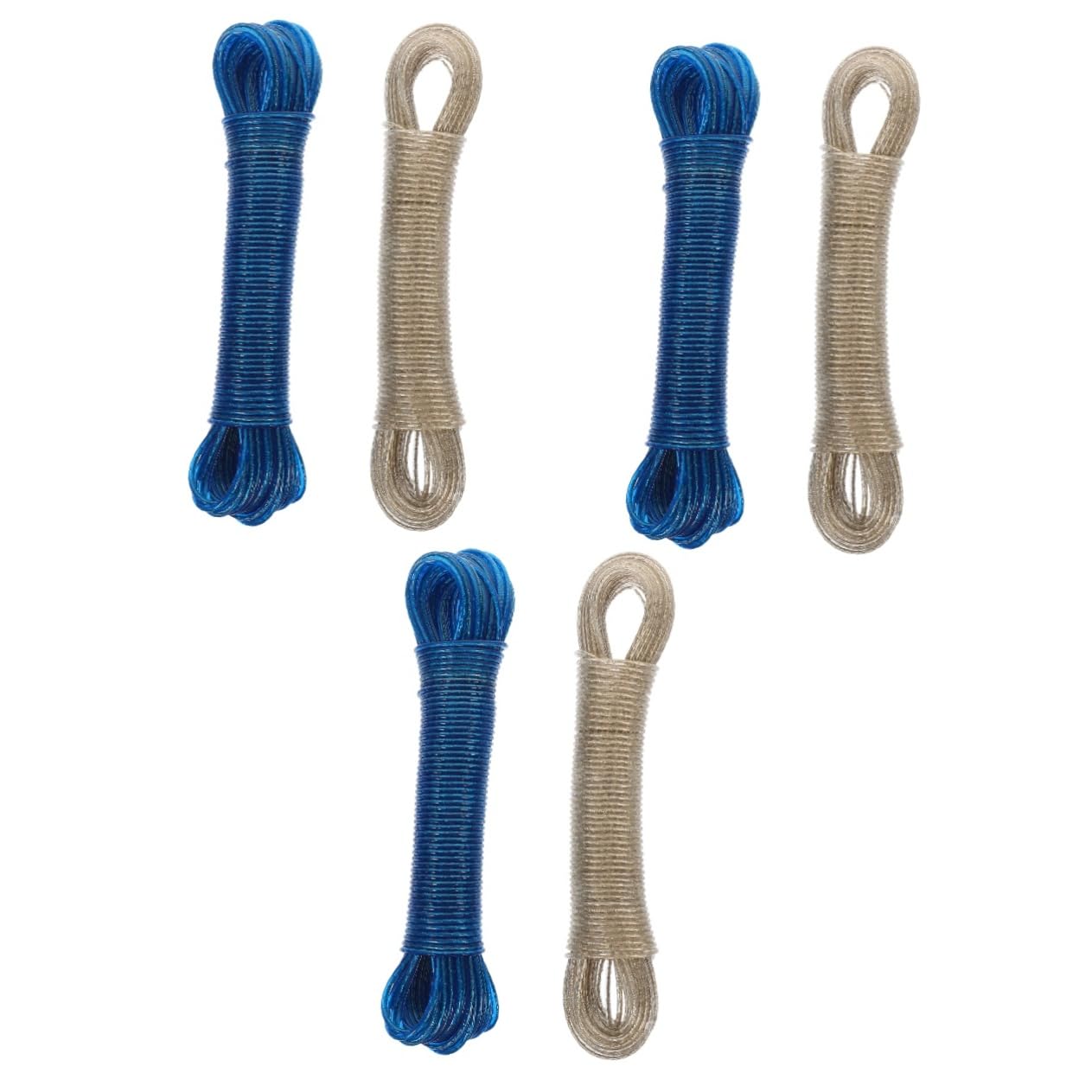 TOPBATHY 3 Juegos Tendedero Línea De Ropa De Viaje Cuerdas De Secado De Ropa De Viaje Cuerdas para Secar La Ropa En Casa Cuerda para Colgar Ropa De Polivinilo 2 Piezas * 3