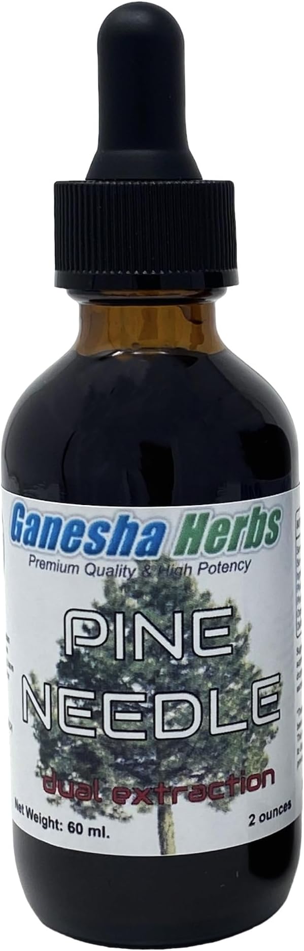Pine Needle Liquid Tincture Herbal Liquid Dual Extract Shikimic Acid - 2 Oz