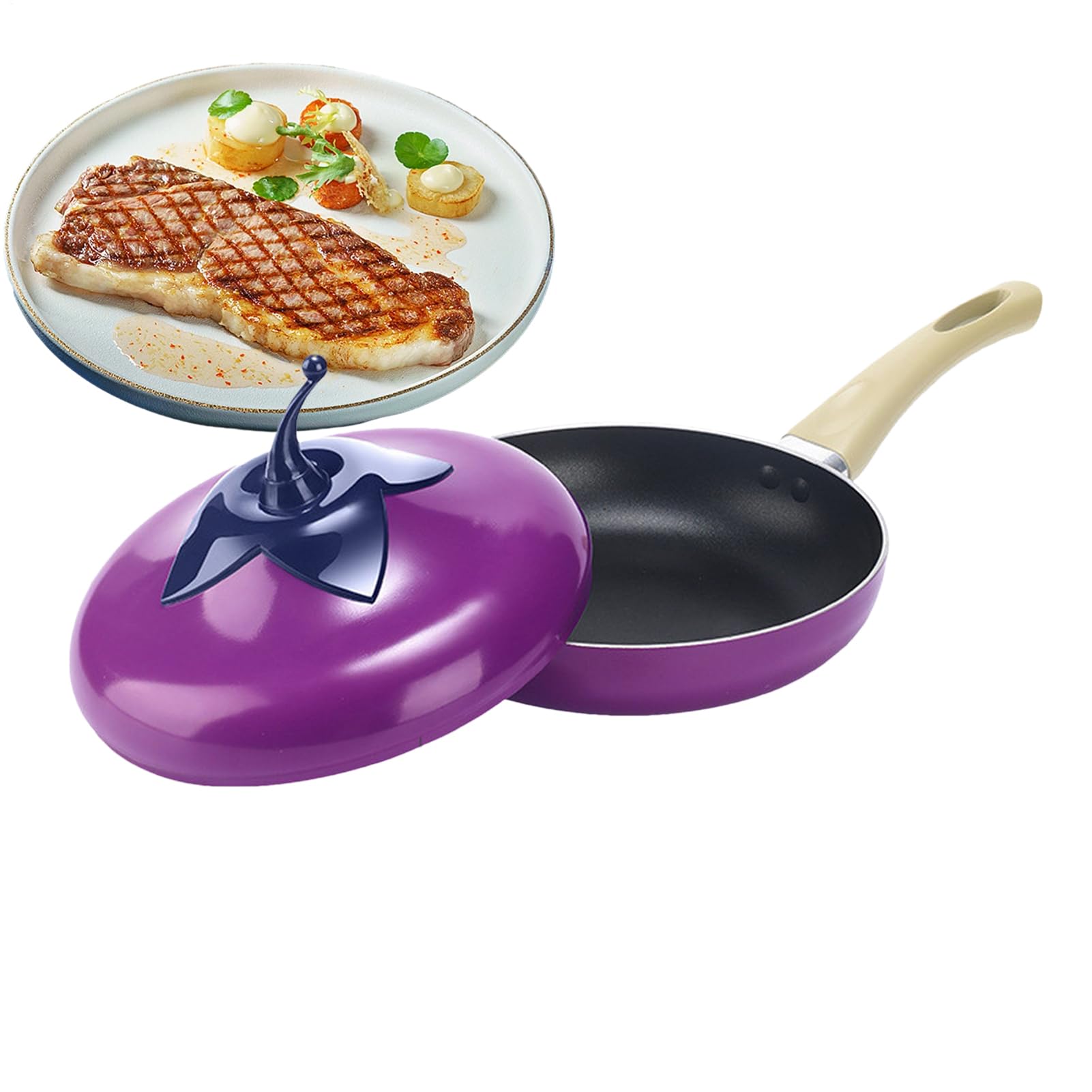 Casseruola Con Coperchio Incluso Pratico Multiuso Antiaderente A Forma Di | Pentola Da Cucina Ideale Per Pasta, Zuppa, Spaghetti, Uso In Cucina Domestica E Ristorante