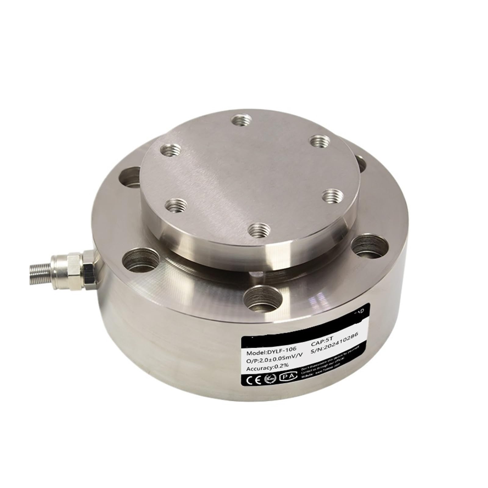 EAHWCXSD DYLF-106 spoke-type weighing sensor dynamometer weight gravity machine press load-bearing(5T)